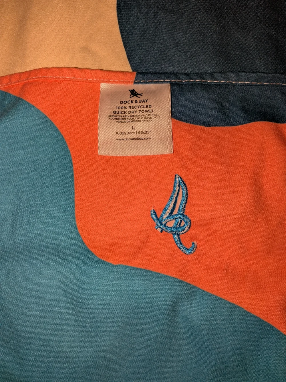 Dock & Bay Get Wavy Microfiber Towel